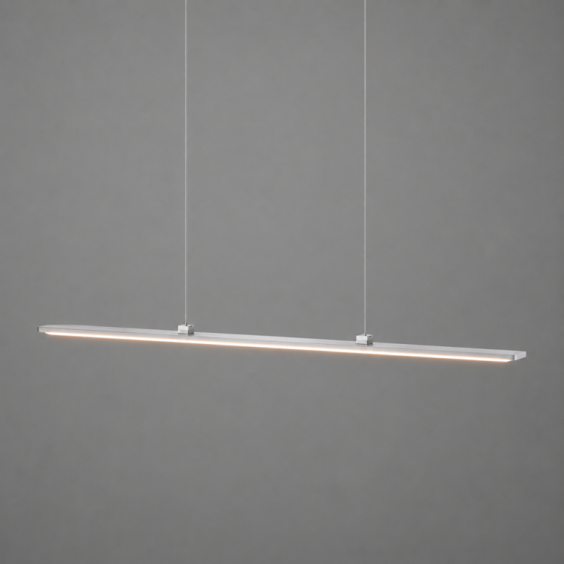 Helestra LEXX LED Pendelleuchte 23 W 1820 lm 2700 K Warmweiß CASAMBI Smart 109 cm Nickel matt